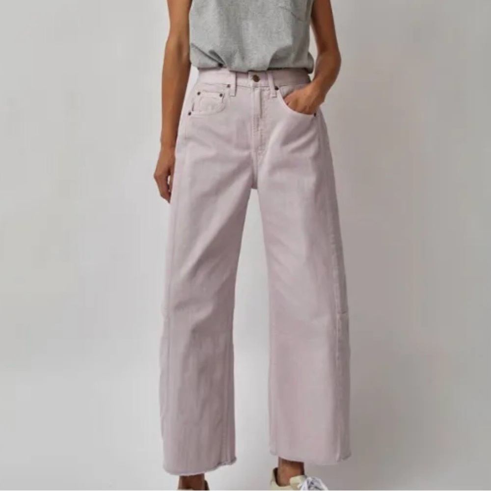 B Sides Lasso Jean in Hibiscus Overdye